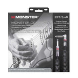 Monster Classic Gitaarkabel 6,4 Meter Spiraalkabel Rechte Jack naar Rechte Jack