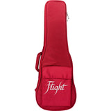 Flight DXBS Deluxe Soprano Ukulele Gigbag 15mm Padded Wine Red met Accessoirevak