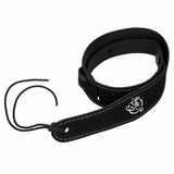 Flight S42 Black Suede Ukulele Strap EU Handmade with Headstock Tie