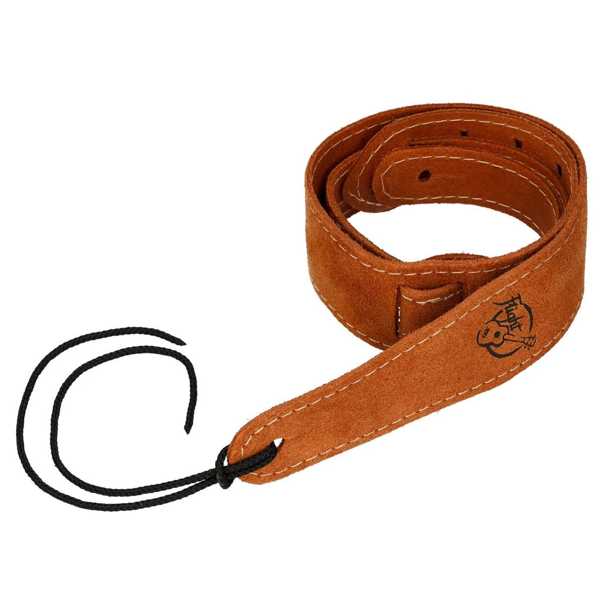 Flight S43 Camel Suede Ukulele Strap EU Handmade with Headstock Tie