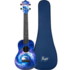 Flight TUC-40 SPACE Concert Ukulele met Linden Top, ABS Body en Aquila Nylgut Snaren