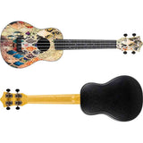 Flight TUC-40 GRANADA Concert Ukulele met Linden Top, ABS Body en Granada Print