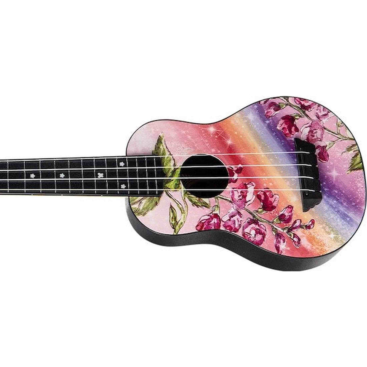 Flight TUS ALYONA SHVETZ Signature Soprano Ukulele met Linden Top, ABS Body en Aquila Snaren