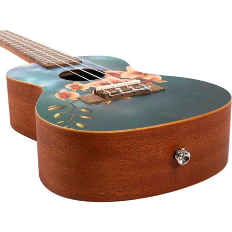 Flight AUC-33 Orchid Concert Ukulele met Spruce Top, Sapele Body en Aquila Nylgut Snaren