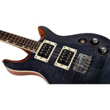 Flight Vanguard Transparent Black – Elektrische Solidbody Tenor Ukulele met 2 Humbuckers
