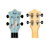 Flight TUS-40 UNICORN Soprano Ukulele met Linden Top, ABS Body en Unicorn Print
