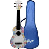 Flight TUS40 Kitty Travel Ukulele Soprano met Linden Top en ABS Body