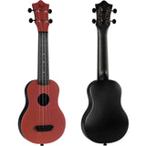 Flight UTS-35 TERRACOTE Ultra Travel Soprano Ukulele met Polycarbonate Body en Fluorocarbon Snaren