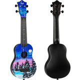 Flight UTS-42 SNOW Ultra Travel Soprano Ukulele met Polycarbonate Body en Fluorocarbon Snaren