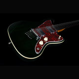 JET JJ-350 GR R Offset Elektrische Gitaar HH Rosewood Toets Hardtail Groen