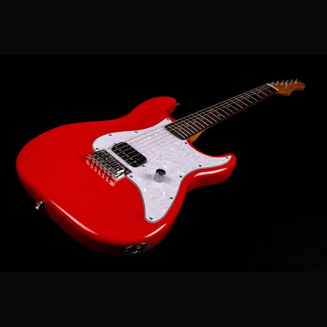 JET JS-400 HT RD S-style Elektrische Gitaar Humbucker Hardtail Rosewood Toets Rood