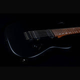 JET JS-501 BK Stygian S-style Elektrische Gitaar HH Vaste Brug Rosewood Toets Satijn Zwart