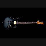 JET JJ-350 Baritone Moonburst Offset Elektrische Gitaar H + P90 Baritone 27 inch Rosewood Toets