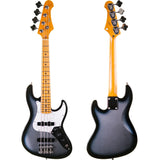 Flight Mini JB Bass Moonburst Elektrische Mini Bas Ukulele met Dual Pickups en 584 mm Mensuur