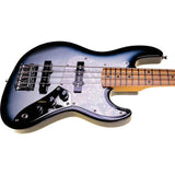 Flight Mini JB Bass Moonburst Elektrische Mini Bas Ukulele met Dual Pickups en 584 mm Mensuur