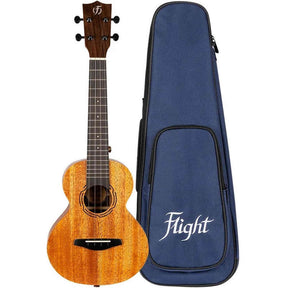 Flight NUC500 Concert Ukulele met Solid Mahogany Top, Rosewood Toets en D’Addario EJ87 Snaren