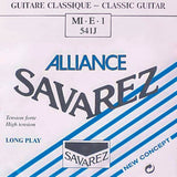 Savarez 541-J E-1 snaar, clear KF composite fiber, from 540-J set, hard tension