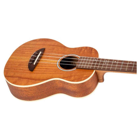 Flight Iris Concert Calantas Ukulele met Solid Calantas Top, Mahogany Body en Fluorocarbon Snaren