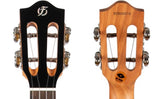 Flight Iris Tinta Concert NA Ukulele met All Solid Mahogany Body, Rosewood Toets en Fluorocarbon Snaren