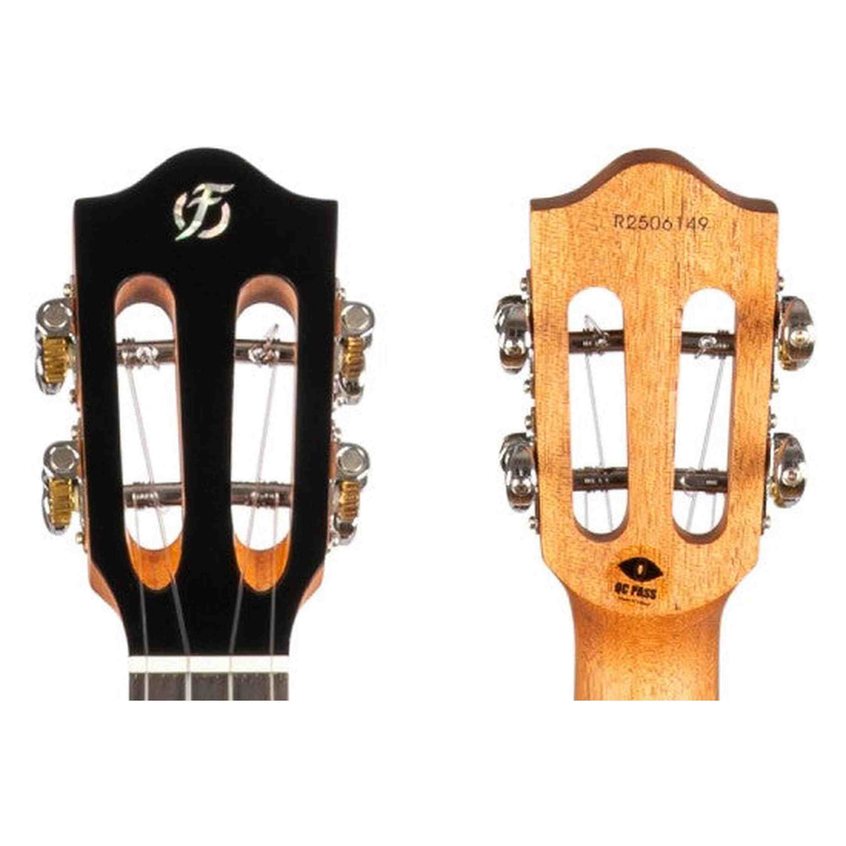 Flight Iris Tinta Tenor TPP Ukulele met All Solid Mahogany Body, Rosewood Toets en Fluorocarbon Snaren, Transparent Purple