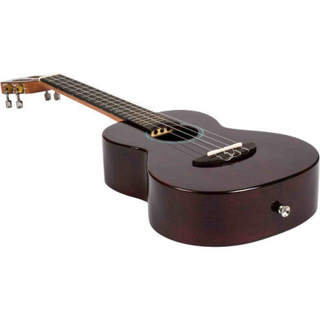 Flight Iris Tinta Tenor TPP Ukulele met All Solid Mahogany Body, Rosewood Toets en Fluorocarbon Snaren, Transparent Purple