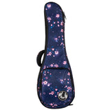 Flight FUB-S-SAKURA Padded Gig Bag for Soprano Ukulele with Sakura Design and Accessory Pocket