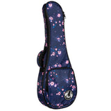 Flight FUB-C-SAKURA Padded Gig Bag for Concert Ukulele with Sakura Design and Accessory Compartment