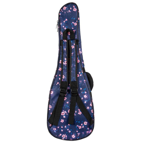 Flight FUB-T-SAKURA Padded Gig Bag for Tenor Ukulele with Sakura Design and Accessory Compartment
