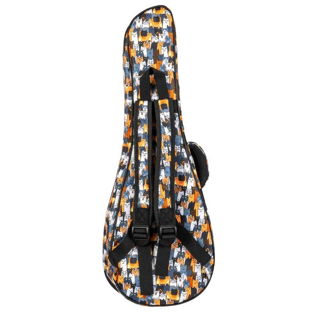 Flight FUB-S-CATS Padded Gig Bag for Soprano Ukulele with Cats Design and Accessory Compartment