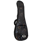 Flight FUB-C-GALAXY Gevoerde Gigbag voor Concert Ukulele met Galaxy Design en Accessoirevak