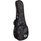 Flight FUB-C-GALAXY Gevoerde Gigbag voor Concert Ukulele met Galaxy Design en Accessoirevak