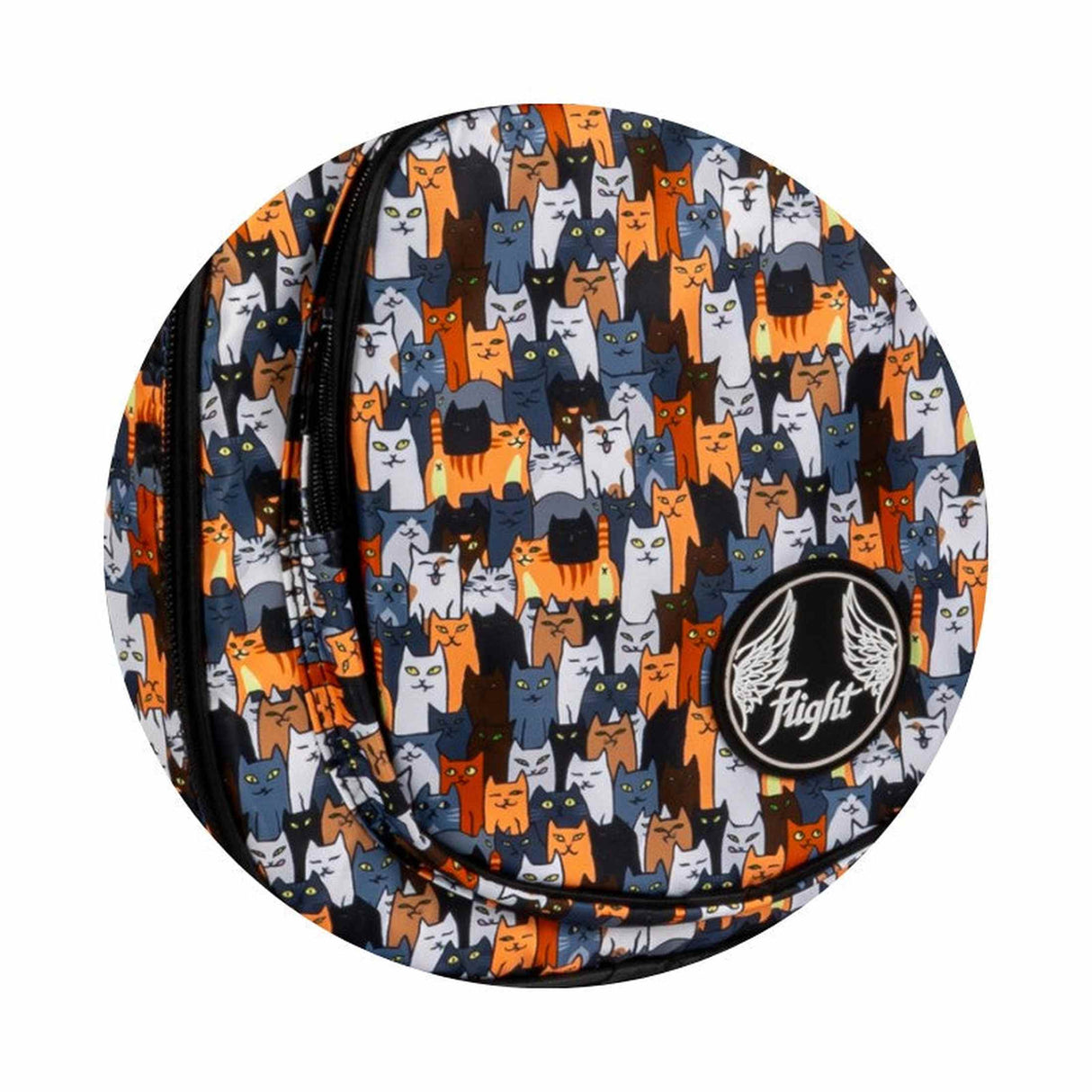 Flight FUB-B-CATS Padded Gig Bag for Baritone Ukulele with Cats Design and Accessory Compartment