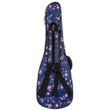 Flight FUB-B-SAKURA Padded Gig Bag for Baritone Ukulele with Sakura Design and Accessory Pocket