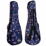 Flight FUB-B-SAKURA Padded Gig Bag for Baritone Ukulele with Sakura Design and Accessory Pocket