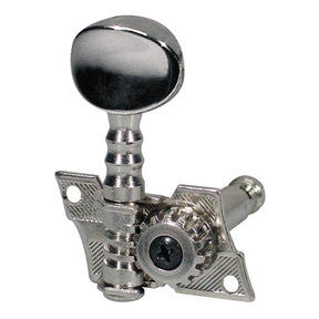 Boston 056-LR machine heads for guitar, metal shaft, metal buttons, 3x left+3x right