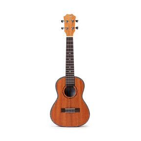 TOM 200 Concert Ukulele Massief Mahonie met Rosewood en Luxe Hoes