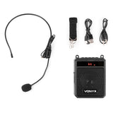 Vonyx BVA20 Draagbare stemversterker met headset
