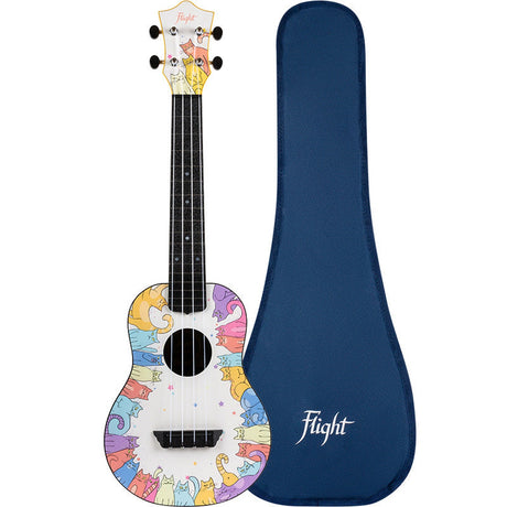 Flight ALMTUCKITTY TUC Travel Concert Ukulele - Kitty
