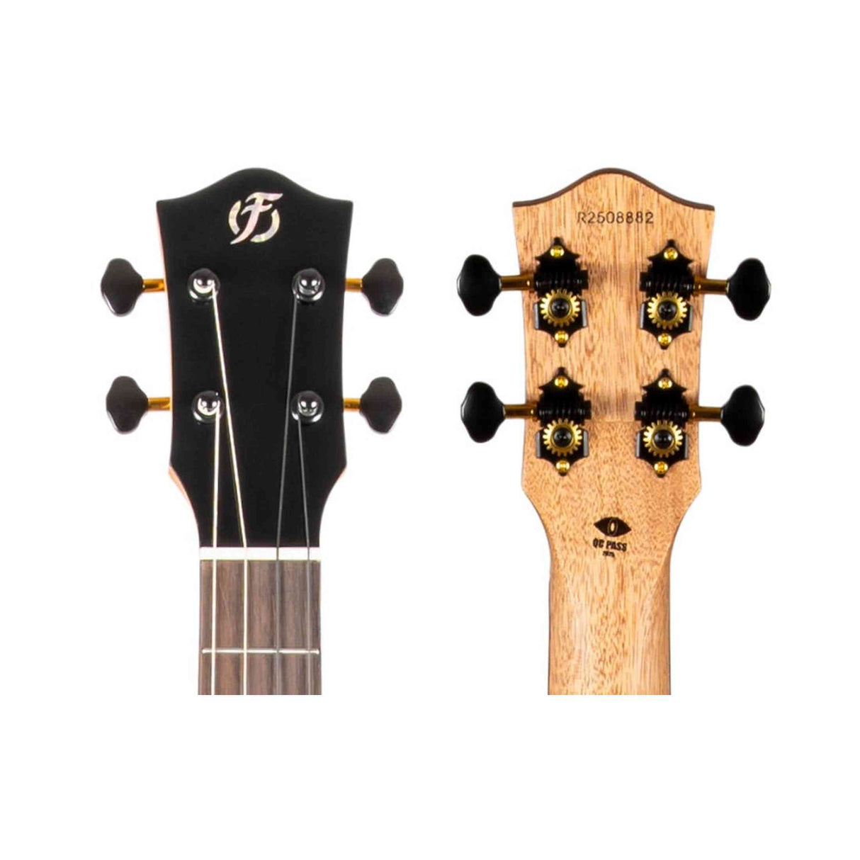 Flight Aviator Galaxy Baritone BL CE All Solid Poplar/Mango Cosmic Blue Elektro Akoestische Ukulele
