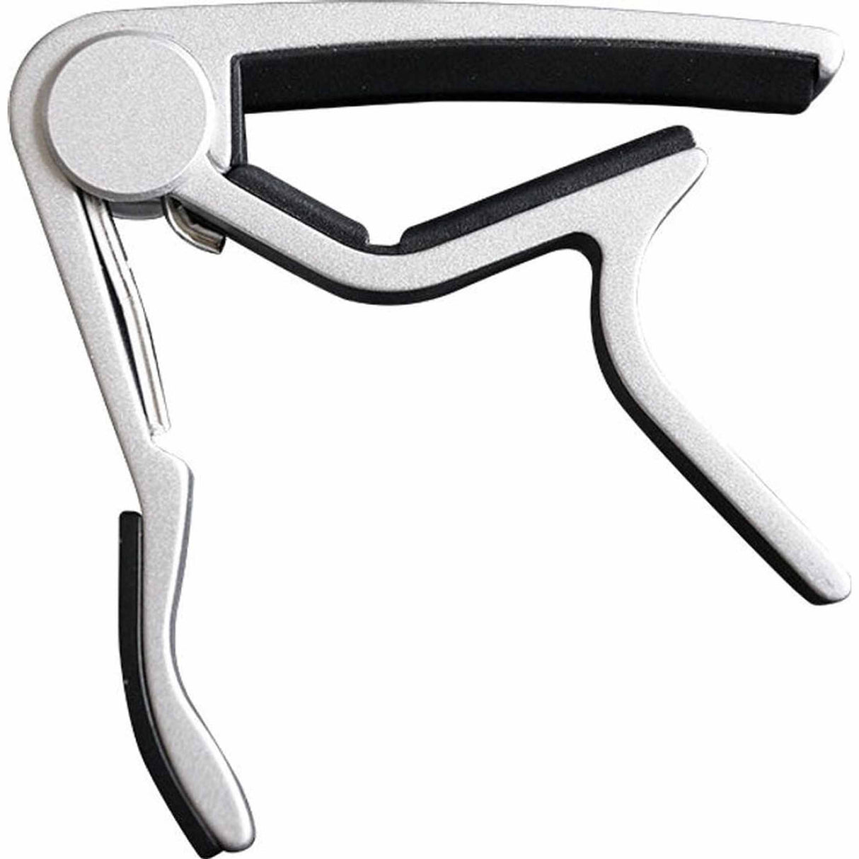 CLX Capo STL SLV Capo voor Stalen Snaren Zilver met Veermechanisme