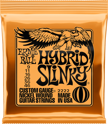 Ernie Ball 2222 Hybrid Slinky elektrische gitaarsnaren 009-046