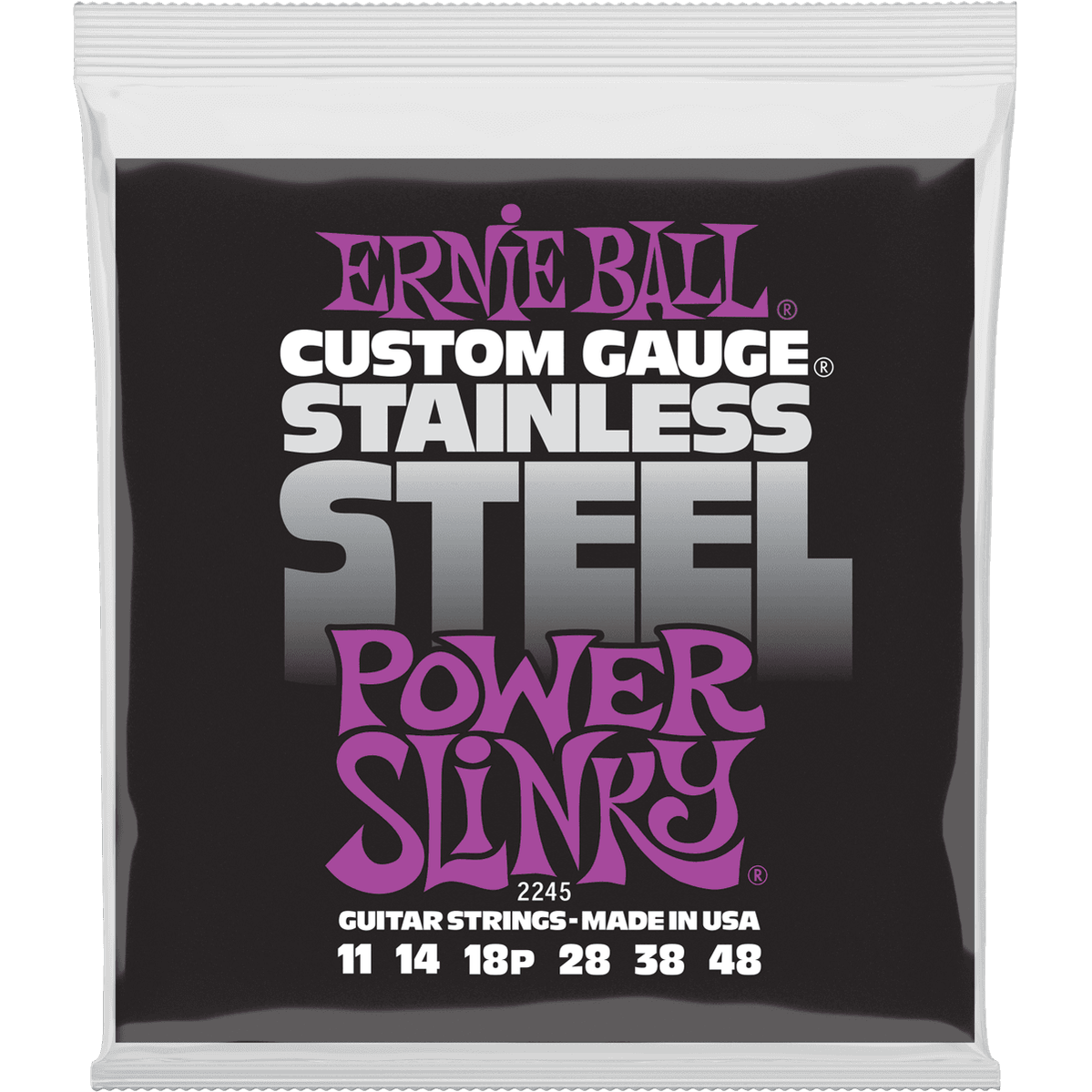 Ernie Ball 2245 Power Slinky elektrische gitaarsnaren 011-048