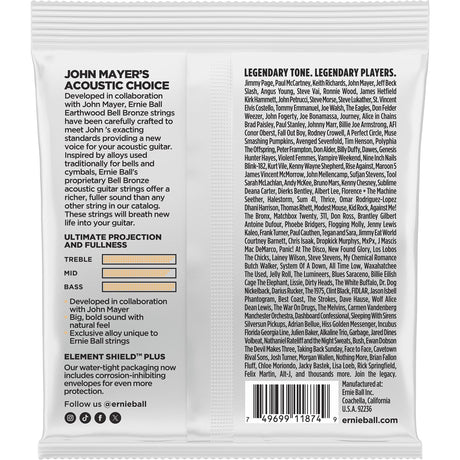 Ernie Ball 2350 Earthwood Bell Bronze Akoestische Gitaarsnaren Extra Light 10–50