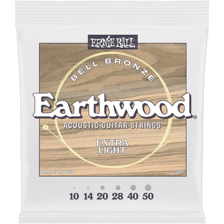 Ernie Ball 2350 Earthwood Bell Bronze Akoestische Gitaarsnaren Extra Light 10–50