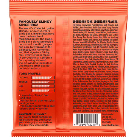 Ernie Ball 3215 Skinny Top Heavy Bottom elektrische gitaarsnaren 3-pack 010-052