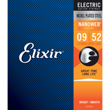 Elixir 12007 Nanoweb elektrische gitaarsnaren Super Light 7-String 009-052