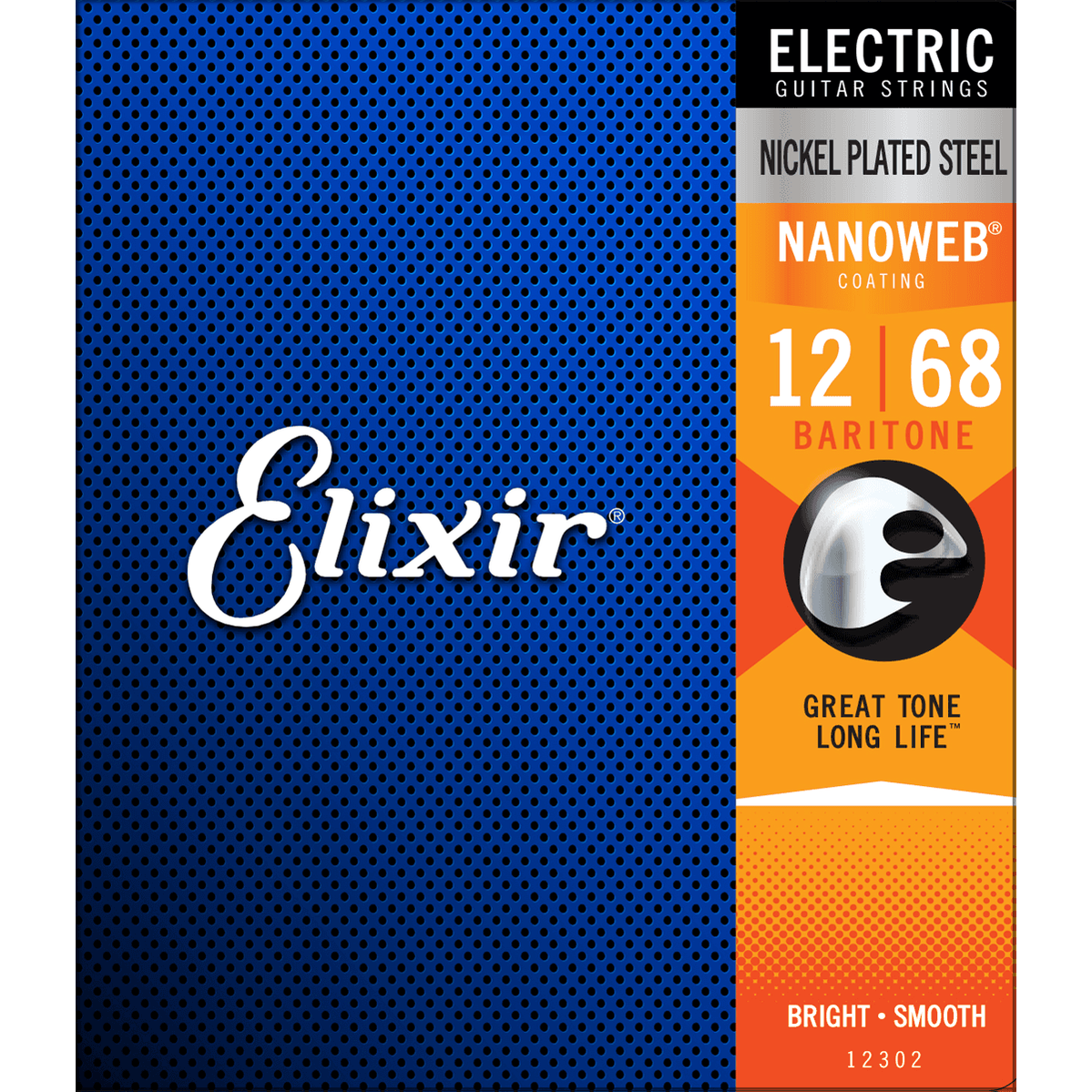 Elixir 12302 Nanoweb elektrische gitaarsnaren Bariton 012-068