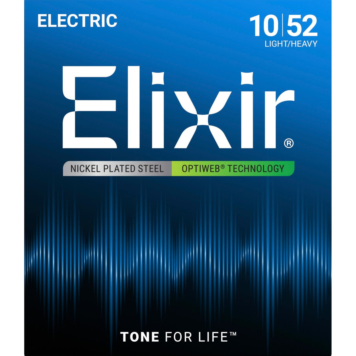Elixir 19077 Optiweb elektrische gitaarsnaren Light Heavy 010-052