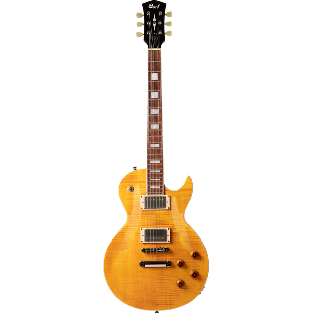 CORT CR250ATA Elektrische gitaar LP-model Antique amber