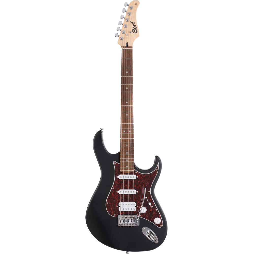 CORT G110OPBK Elektrische gitaar Open Pore Black